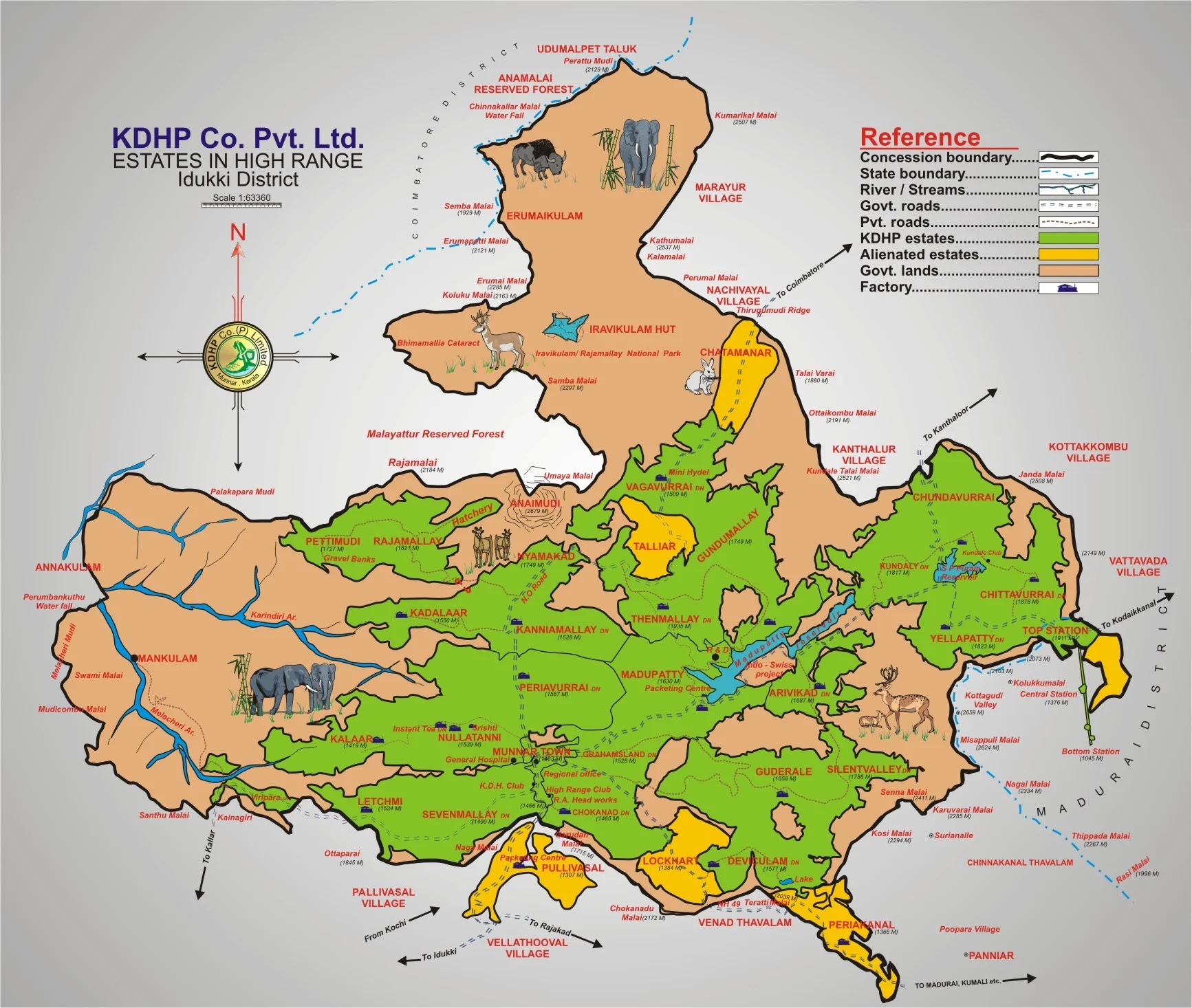 KDHP Map